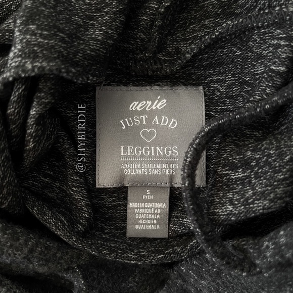 Aerie Plush Hoodie Poncho Cape, Dark Grey - Picture 9 of 9